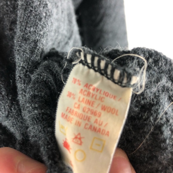 VINTAGE vneck grandpa wool sweater - Picture 7 of 8